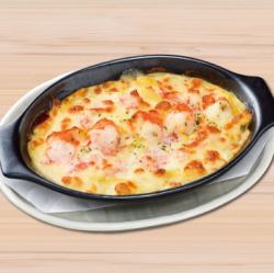 Shrimp and crab gratin