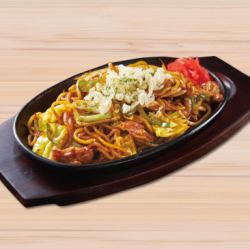 Street food-style fried noodles