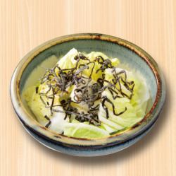 シャキ　ザクッ　白菜サラダ　（北海道産昆布＆山わさびドレッシング）