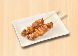 Domestic chicken thigh skewers