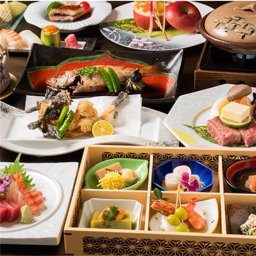 四季折々の旬の味覚をふんだんに盛り込んだ季節の料理♪