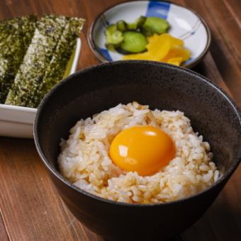 地鶏卵のたまごかけご飯