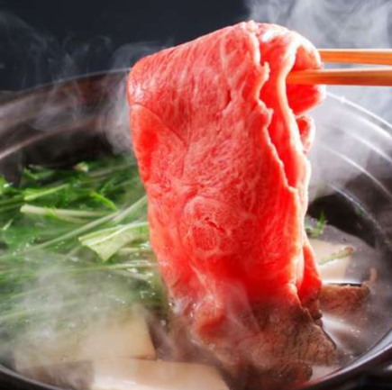 冬の阿波牛しゃぶ鍋コース全8品2時間飲み放題付7000円(税込) 日~木1000円引き6000円(税込）