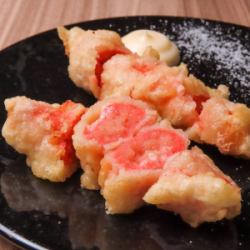 Mentaiko tempura