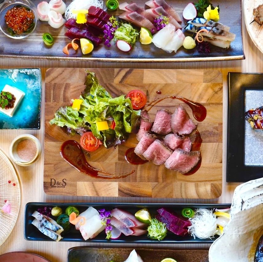 徳島駅徒歩10分。ホテル出身の腕利きシェフが振る舞う本格創作居酒屋【諒】。