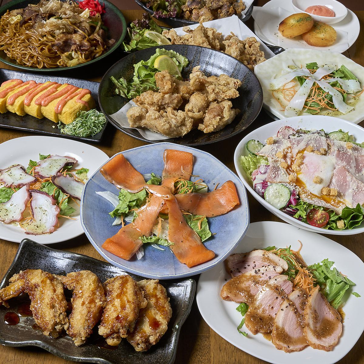 圧巻の全238品！3つの食べ飲み放題プランをご用意しています♪