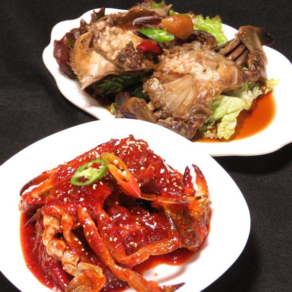[Ajimi only in Niigata!?] Kanjang gejang and yangnyeom gejang using fresh crab *Reservation required by the day before