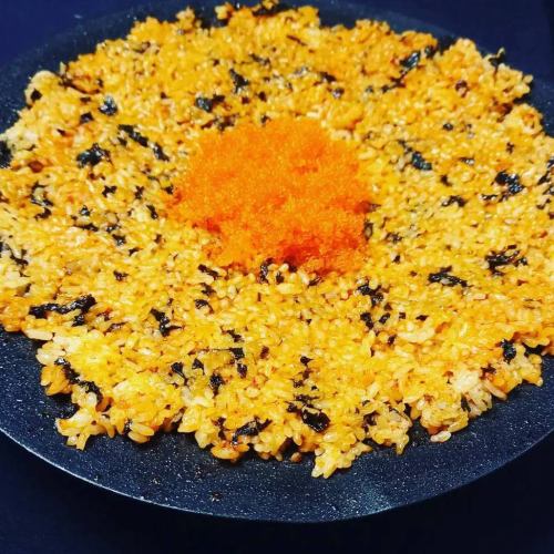 Excellent tobiko fried rice