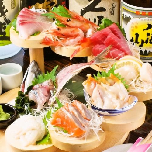7-point sashimi