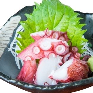Octopus sashimi / sweet shrimp / scallop / salmon / salmon yukhoe / shimesaba / chicken fillet kelp / avocado sashimi