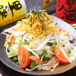 Crispy radish salad / tomato salad / tofu salad