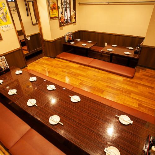 Private rooms with sunken kotatsu tables available♪