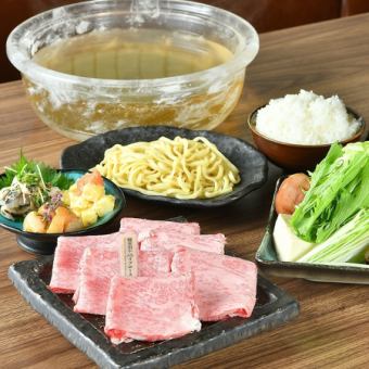 【ランチ限定】国産A5和牛ロースレタしゃぶ ランチコース