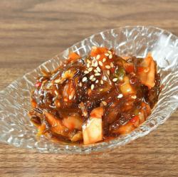 Mozuku seaweed kimchi