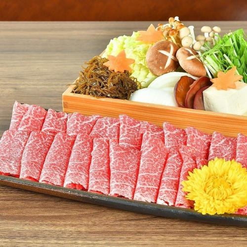 〈国産ブランド和牛 すき焼き〉　特選和牛フィレ肉 すき焼き 1人前　※要予約