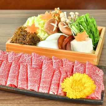 特選和牛フィレ肉すき焼きコース