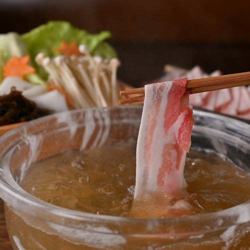 純血100%燦あぐー豚 もずくレタしゃぶ 1人前