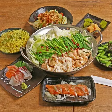 [Private Room Guaranteed] All-you-can-drink draft beer for 3 hours on weekdays and 2 hours on weekends, plus 7 dishes! Enjoy a banquet course featuring fresh seafood and motsunabe (offal hot pot)!