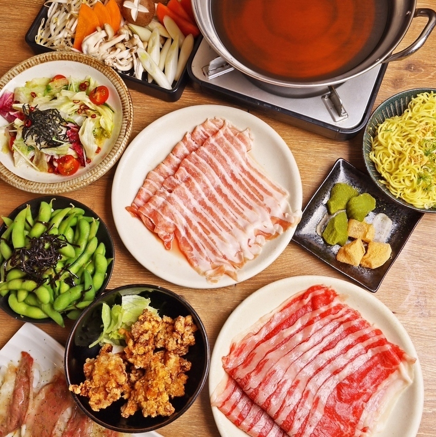 역 치카 ♪ 아카시 역 근처의 국산 소 · 돼지 샤브샤브 뷔페 가게