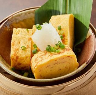 Steamed rolled omelet