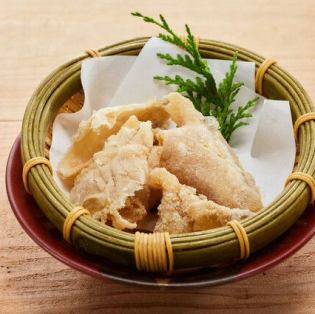 Black oak skin rice cracker