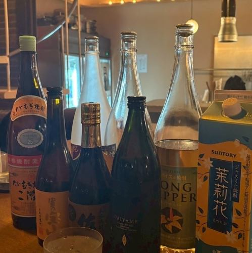 Carefully selected sake