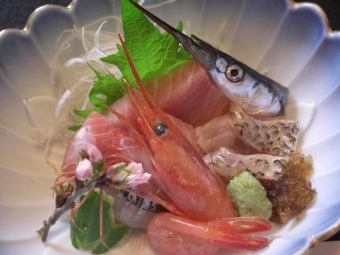 Seasonal sashimi