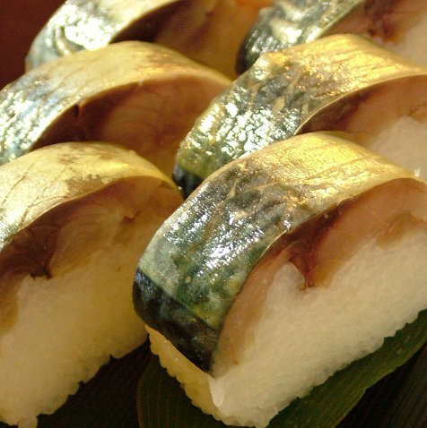 Saba stick sushi