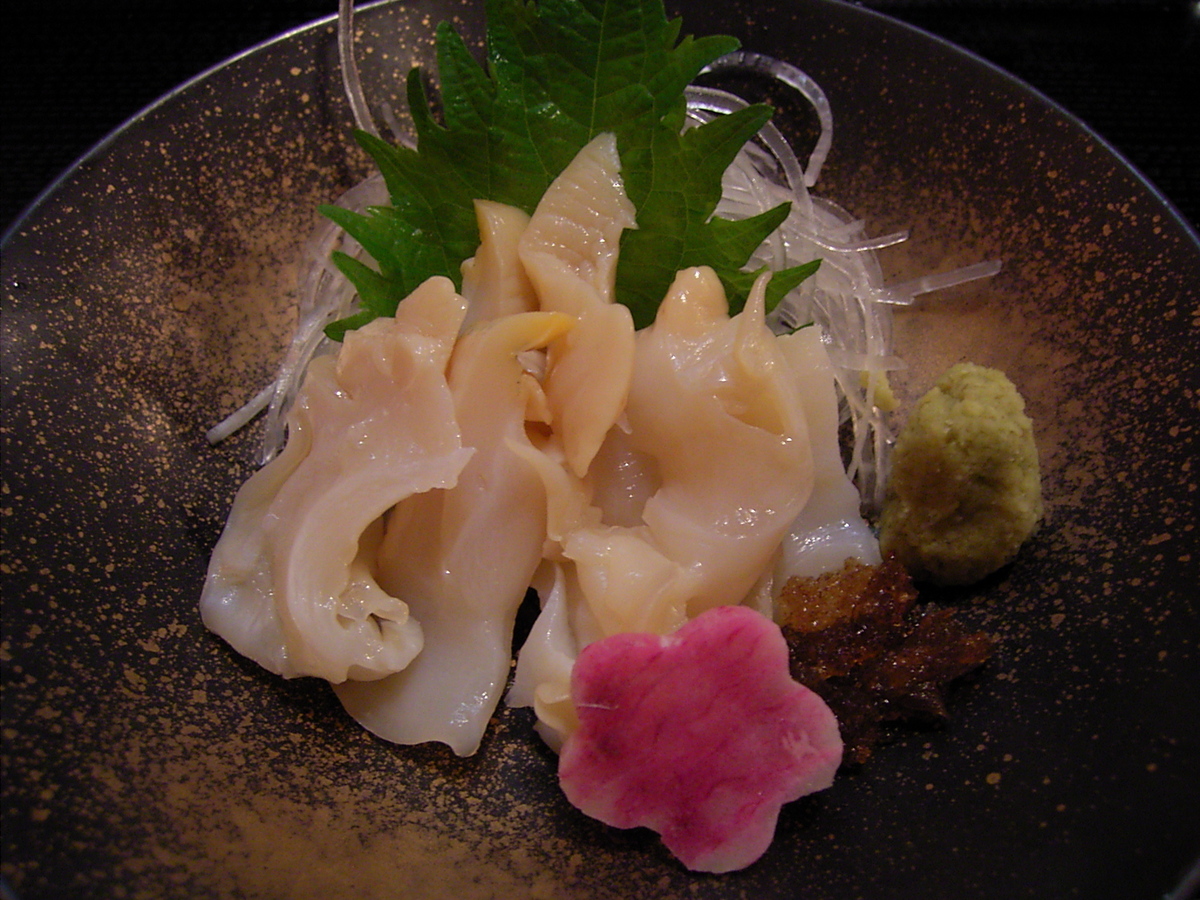 梅貝(ばいがい)刺身