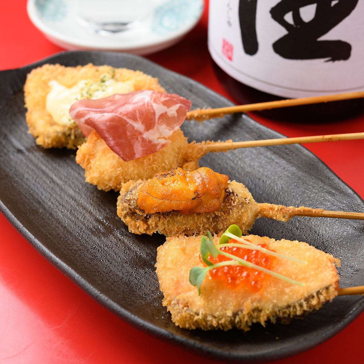 ≪第三ビル≫天満の名店「七福神」の串カツをサクッと楽しめます