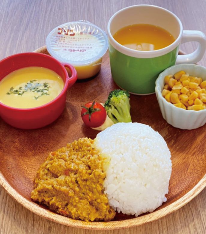Kids plate ~ curry