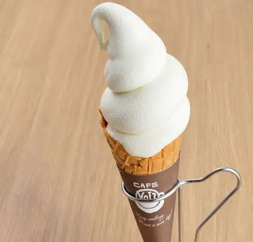Rich and smooth soft serve ice cream