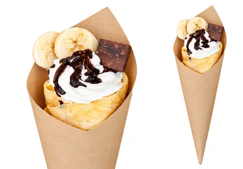 Chocolate Banana x Cream Crepe