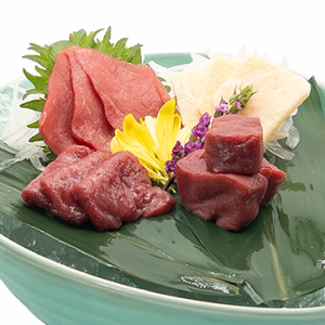 Assortment of carefully selected horse meat (4 types)