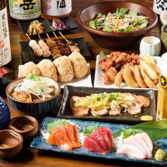 [★Banquet course] Includes 3 sashimi plates! 2H all-you-can-drink course 8 dishes 4,300 yen