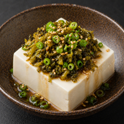 高菜冷豆腐