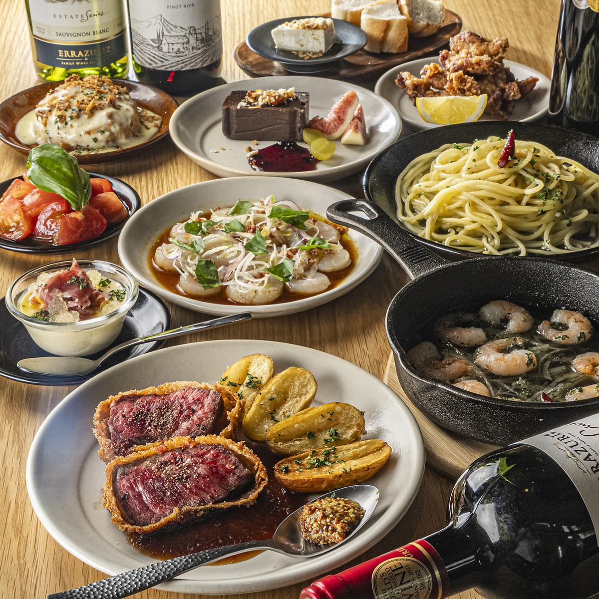 A Japanese-Italian restaurant where you can relax and forget about time.