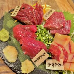 Assorted Horsemeat Sashimi