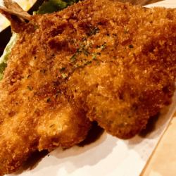 Fried horse mackerel (2 pieces)