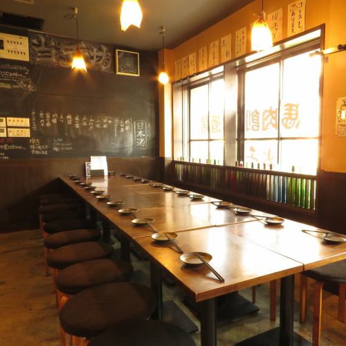 In the case of a private reservation, it can be arranged around one large table ♪