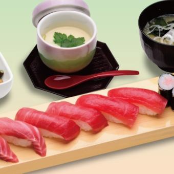 【ランチ】大とろ・中とろ・赤身　まぐろづくし2,618円