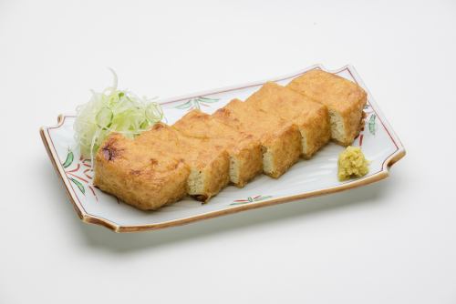 栃尾のジャンボ油揚げ