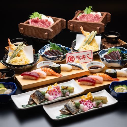 【旬の魚介】特別会席コース 120分飲み放題付5000円～！