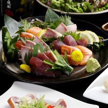 日～木限定　☆お造り3500円(税込)一品コース☆　お料理全7品＋飲み放題付き