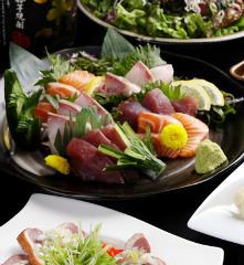 日~木限定 ☆お造り3500円(税込)一品コース☆ お料理全7品+飲み放題付き
