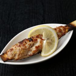 Tsukune with salt and lemon