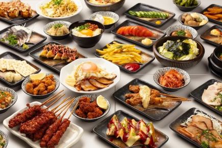 [Best value for money!!!] All-you-can-eat plan with 108 varieties of almost all items and 2-hour all-you-can-drink for 5,000 yen → 2,980 yen (tax included)