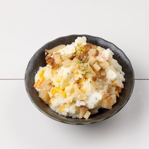 Smoked daikon radish potato salad