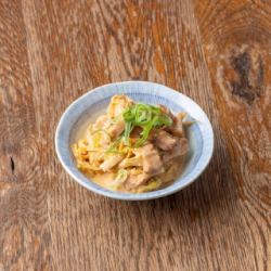 Green onion and mayonnaise roasted pork