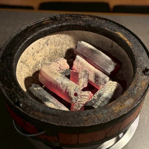 真正的燒烤和備長炭的香氣。